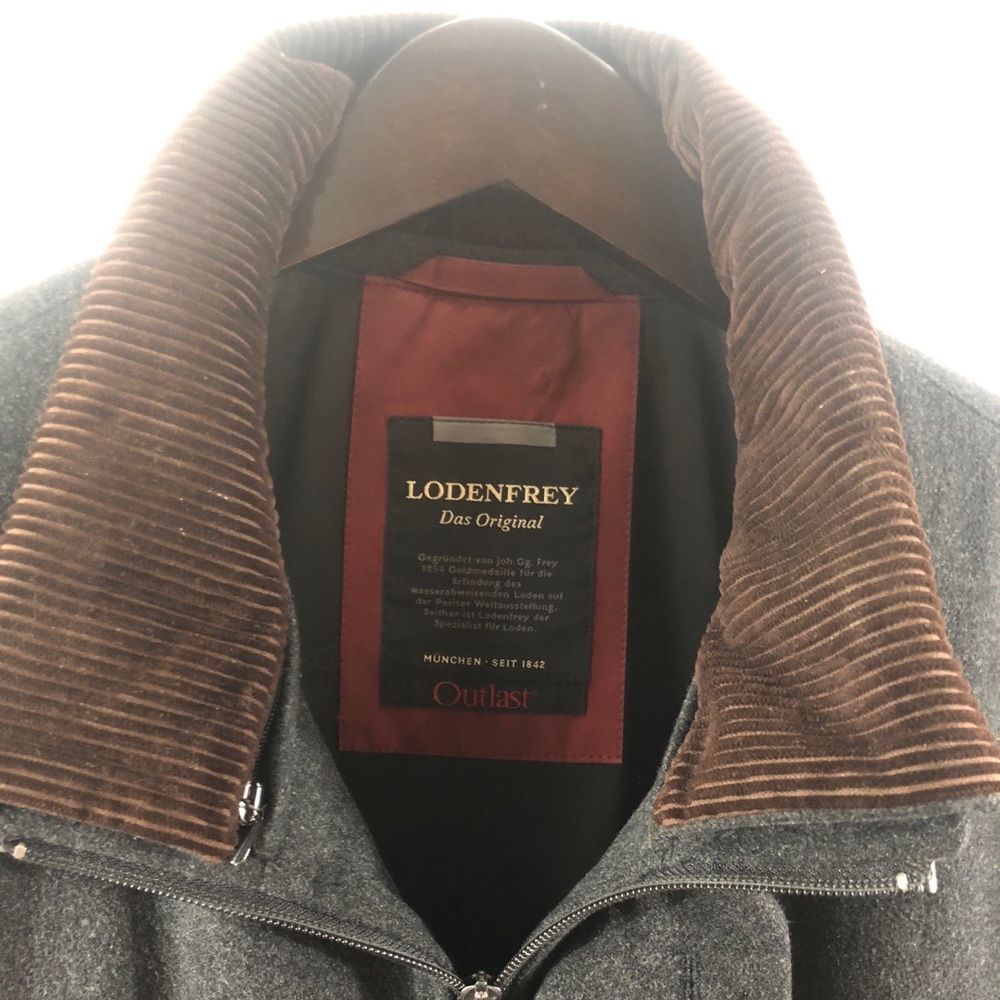 Lodenfrey Wool Cashmere Gray Coat EU 54/US 44